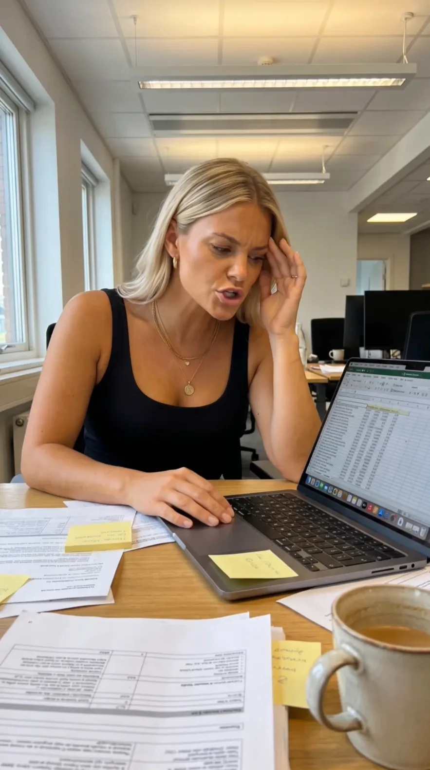 Creator werkt op een laptop aan een campagne